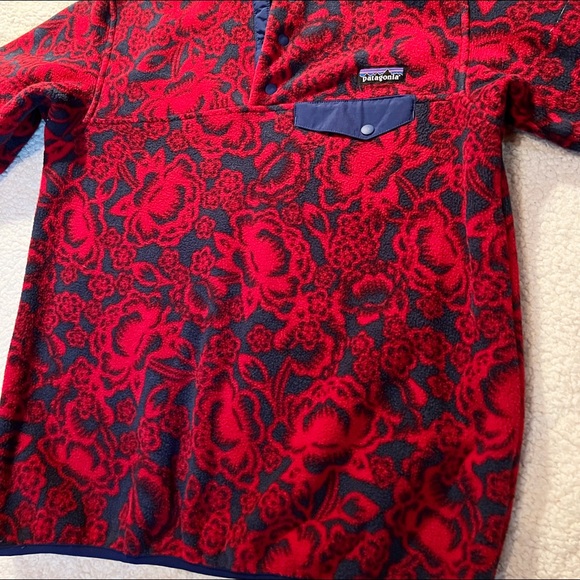 Patagonia Synchilla Snap-T Fleece Pullover in Red Lotus - Picture 8 of 9